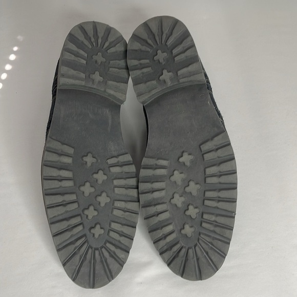 Nordstrom 1901 Blue Suede Brogue Wingtip Oxfords Size 11 - Picture 6 of 7